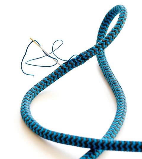 Lina regatowa Gleistein RollerTwin 14mm z rdzeniem Dyneema® SK78 niebiesko-czarna