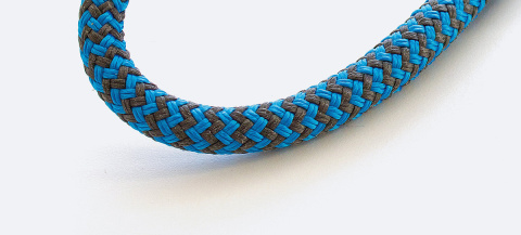 Lina regatowa Gleistein RollerTwin 6mm z rdzeniem Dyneema® SK78 niebiesko-czarna