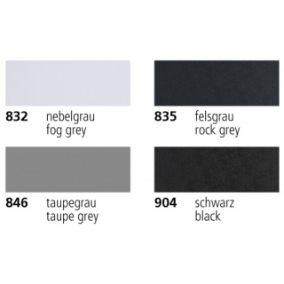 Tkanina SATTLER Covermaster PES SZARA (835) jednostronna PVC 205cm 300g/m²