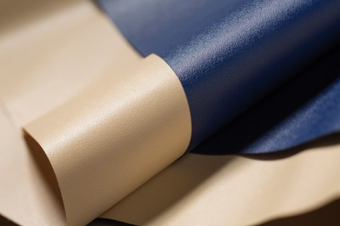 Tkanina SATTLER - szary taupe (846) Oceanic 613 - poliester jednostronnie powlekany PVC, szer. 205 cm, 480 g/m²