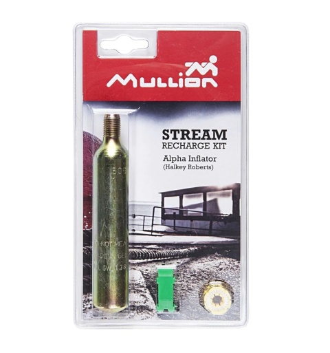 Zestaw części serwisowych do kamizelek pneumatycznych Mullion Stream 150N CE z mechanizmem zwalniania Halkey Roberts.