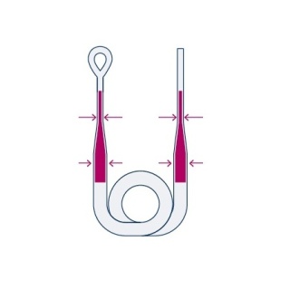 Gotowy szot grota dla optymistów OpitRace różowo-srebrna