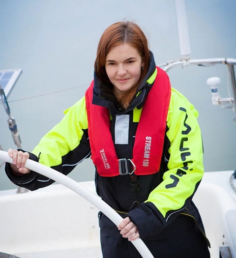 Kamizelka pneumatyczna MULLION STREAM 150N ISO12402 - 3MVH czerwona