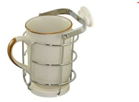 Kardanowy uchwyt ze stali nierdzewnej na kubki o średnicy do 87 mm