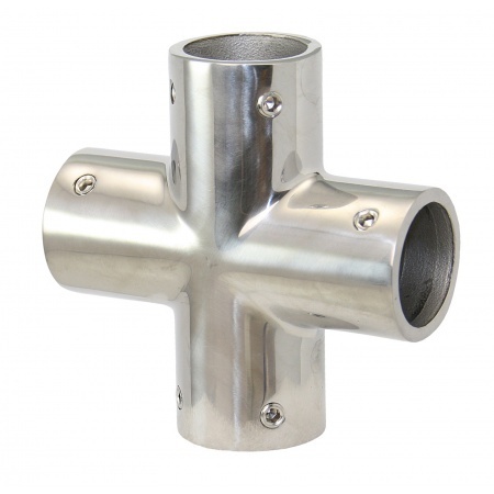 Łącznik krzyżowy ze stali nierdzewnej AISI 316 średnica 25mm