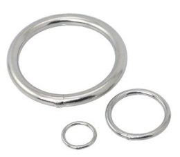 Pierścień ze stali nierdzewnej 5mm x 25mm Ø Opakowanie