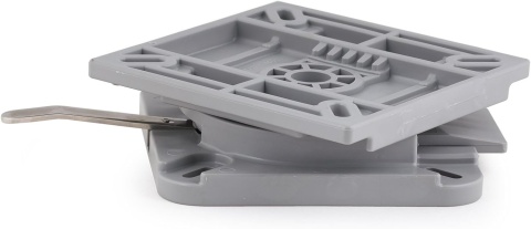 Platforma obrotowa do fotela z ręczną blokadą – idealna dla łodzi i wędkarzy