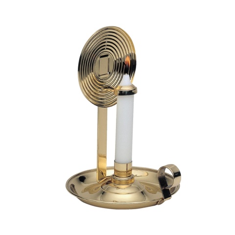 Świecznik dekoracyjny DHR Candlestick Holder z ruchomym odbłyśnikiem i świecami