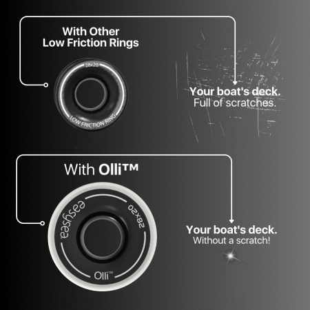 EASYSEA okrągły do ​​liny Olli Alu/EPDM rozmiar S do liny 10mm