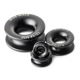 aluminiowa kausza okrągła BLUEWAVE do liny 4–5 mm, powłoka PTFE