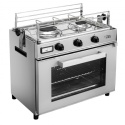 Kuchenka gazowa z zawieszeniem kardanowym z piekarnikiem 19L i 2 polami grzewczymi