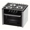 Kuchenka gazowa, półkardana z piekarnikiem 30L i 3 polami grzewczymi