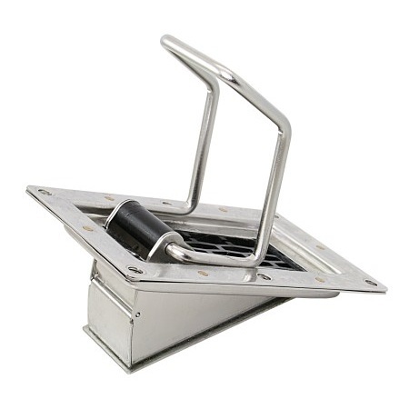 Lenzer Extra Large – odpływ samoczynny (bailer) ze stali nierdzewnej AISI316 z kratką zęzową