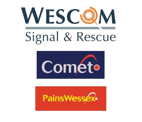 Pochodnia, flara ręczna czerwona, SOLAS, EC-MED