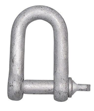 SHACKLE ocynkowany prosty 8 mm - 1 sztuka