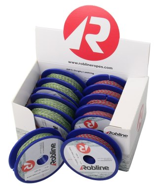 Lina żeglarska ROBLINE Mocowanie łodzi Opti Dinghy UHMWPE, 15 m 10 szpul 1 mm do jachtów
