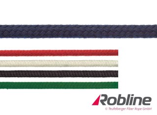 Lina żeglarska ROBLINE Neptun 500 PESmiękki/PES 10 mm czarna do jachtów