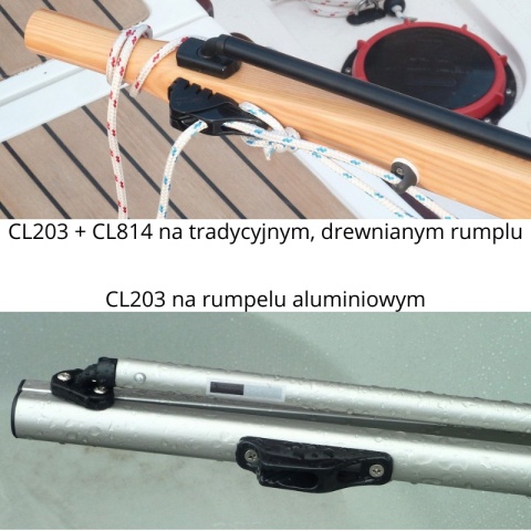 Knaga rowkowa CLAMCLEAT® JUNIOR WHITE na linę 3 - 6mm