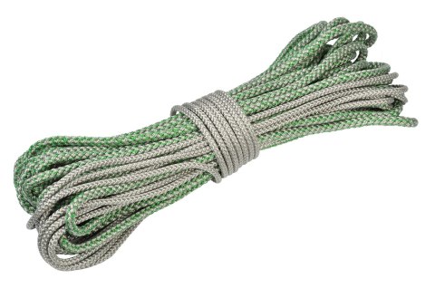 Lina żeglarska ROBLINE Generic stożkowa PES/Dyneema 4-6mmczerwono-srebrna odcinek 24 m 6 mm czerwona regatowa do szotów i fałów