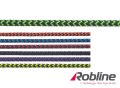 Lina żeglarska ROBLINE Infinity Control Robtec-PES/PES 4mmczarno-fioletowy 4 mm czarna regatowa do szotów i fałów