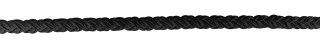 Lina żeglarska ROBLINE Lina cumownicza Nylon 8-Plait PA, oczko, 6 m 12 mm czarna do jachtów