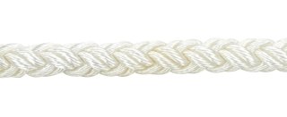 Lina żeglarska ROBLINE Nylon 8-Plait 12 mm biała do jachtów