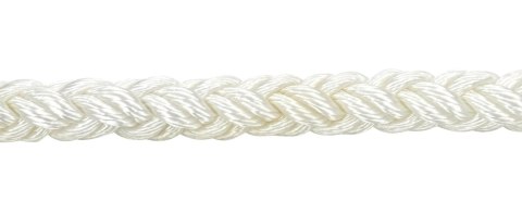 Lina żeglarska ROBLINE Nylon 8-Plait 12 mm biała do jachtów