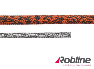 Lina żeglarska ROBLINE Osłona Sirius XTS PES-Technora-Robtec, // 10 mm czarna regatowa do szotów i fałów