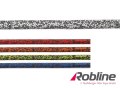 Lina żeglarska ROBLINE Sirius XTS PES-Technora-Robtec/Robtec-XLF 8mmneonowypomarańczowy-- 8 mm szara regatowa do szotów i fałów