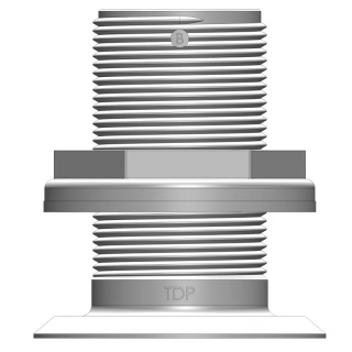 Przejście burtowe TD KS biały FLUSH 1 1/2 "