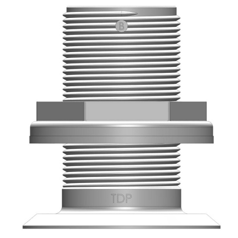 Przejście burtowe TD KS biały FLUSH 1 1/2 "