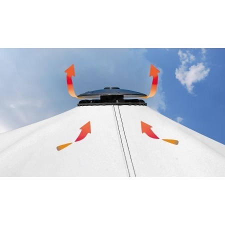 Wentylacja do plandeki Boatvent III biały