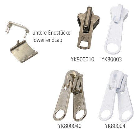 Podwójny suwak VP metalowy nikiel - bez autolock