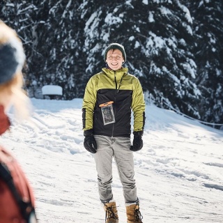 Etui wodoodporne hermetyczne FIDLOCK HERMETIC Dry Bag Medi – pomarańczowe