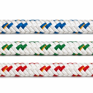 Gemini X – poliestrowa lina szotowa cruiser (biała z kolorową żyłką)