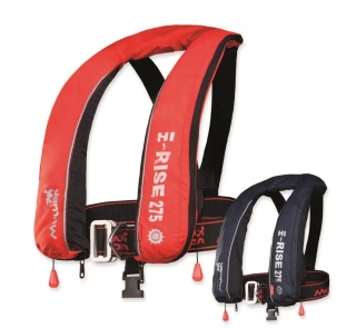 Pneumatyczny pas ratunkowy Mullion Hi-Rise 275N SOLAS z podwójną komorą i mechanizmem Halkey Roberts Alpha