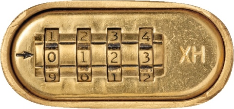 Kłódka ABUS Typ 180IB Mosiężna z Stalowym Pałąkiem – Resetowalny Kod Kombinacji