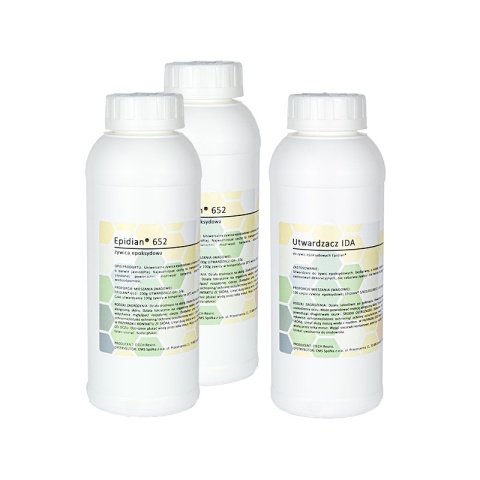 Epidian 652 + utwardzacz IDA – transparentna żywica epoksydowa do laminowania i odlewów