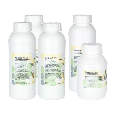 Epidian 652 + utwardzacz IDA – transparentna żywica epoksydowa do laminowania i odlewów