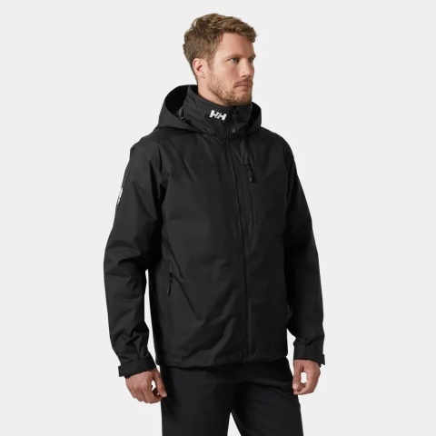 Kurtka żeglarska Helly Hansen Crew Hooded Midlayer Jacket 2.0 – Czarna