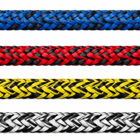 Lina żeglarska Tasmania Cruising melanż – poliestrowa lina szotowa double braid do jachtów