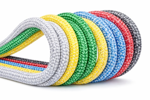 liny żeglarskie MegaTwin 07 Gleistein Dyneema w zbliżeniu