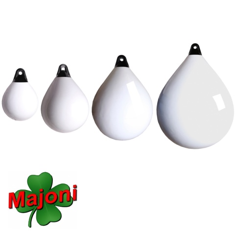Odbijacz kulisty Majoni Solid Head – biały