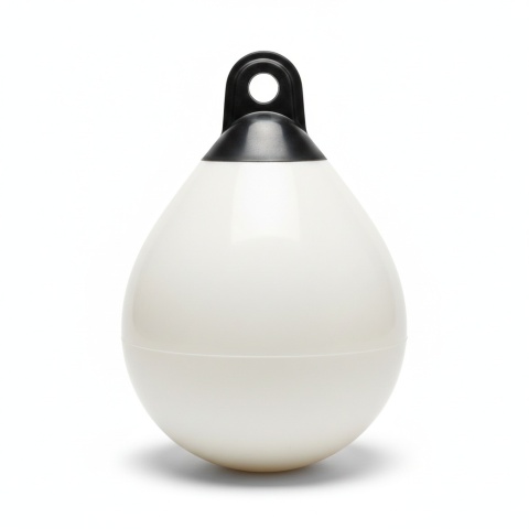 Odbijacz kulisty Majoni Solid Head – biały