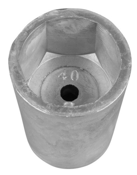Propelleranode, Mutter magnezowa 51mm, otwór 9mm für Radice mit Welle 40mm