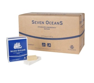 Racje żywnościowe Seven Oceans 500 g – awaryjna żywność na tratwę ratunkową