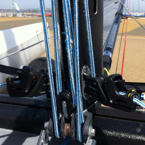 Zacisk linowy SPINLOCK PXR 2–6 mm, kompaktowy, jednoręczny