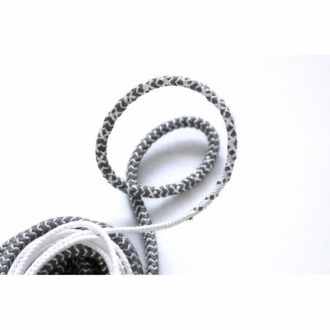 SpinGrip – ultralekki szot spinnaka Dyneema SK78 biało-szary (taperowana)