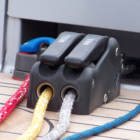 Stoper fału Spinlock XAS podwójny 6–12 mm, aluminium, max 500 kg