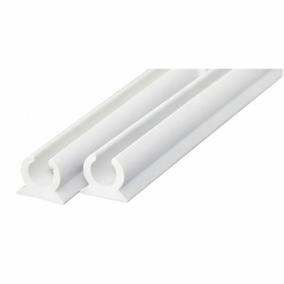 Szyna kedra do plandek, zadaszeń, namiotów BIAŁA Ø 8 mm - likszpara